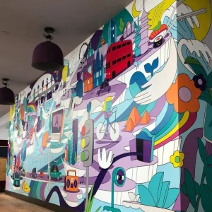 nice looking custom wall art